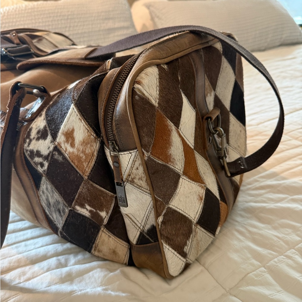 STS Ranchwear Leather Patchwork Tote - Picture 3 of 16
